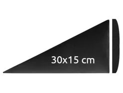 Komplet paneli tapicerowanych trójkątnych P 30x15 cm 2 szt. żółtych
