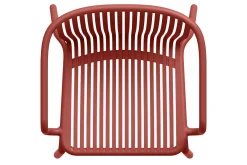 KONSIMO FICCARI Meble tarasowe/balkonowe/ogrodowe, czerwone 2 os.