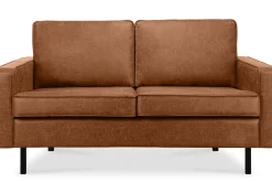 KONSIMO INVIA Sofa dwuosobowa industrialna na metalowych nóżkach