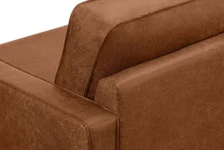 KONSIMO INVIA Sofa dwuosobowa industrialna na metalowych nóżkach