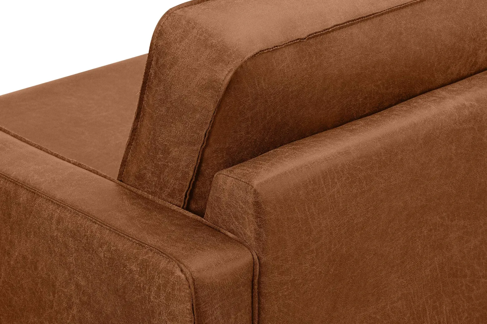 KONSIMO INVIA Sofa dwuosobowa industrialna na metalowych nóżkach
