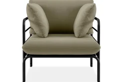 KONSIMO RAMBE Zestaw mebli ogrodowych 2x fotel + sofa trzyosobowa + stolik