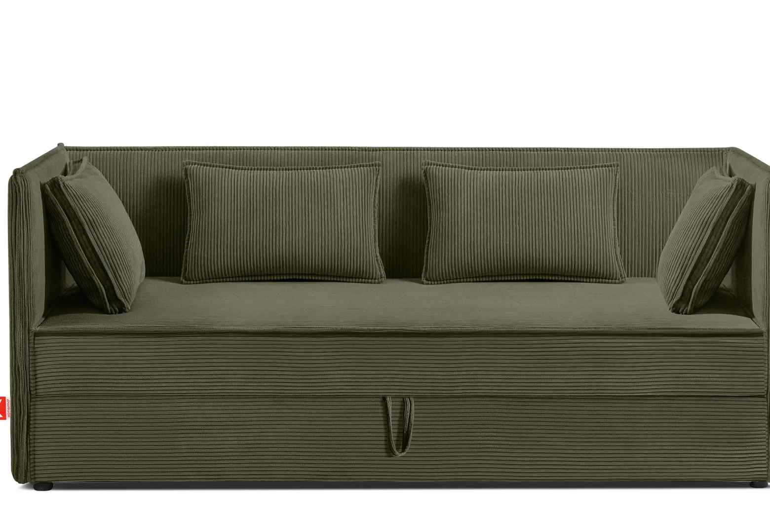 KONSIMO ROTI Łóżko młodzieżowe/dzienne ze schowkiem narożne 90x200 cm
