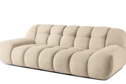 KONSIMO VENA Sofa dwuosobowa styl japandi, efekt