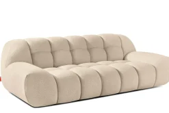 KONSIMO VENA Sofa dwuosobowa styl japandi, efekt