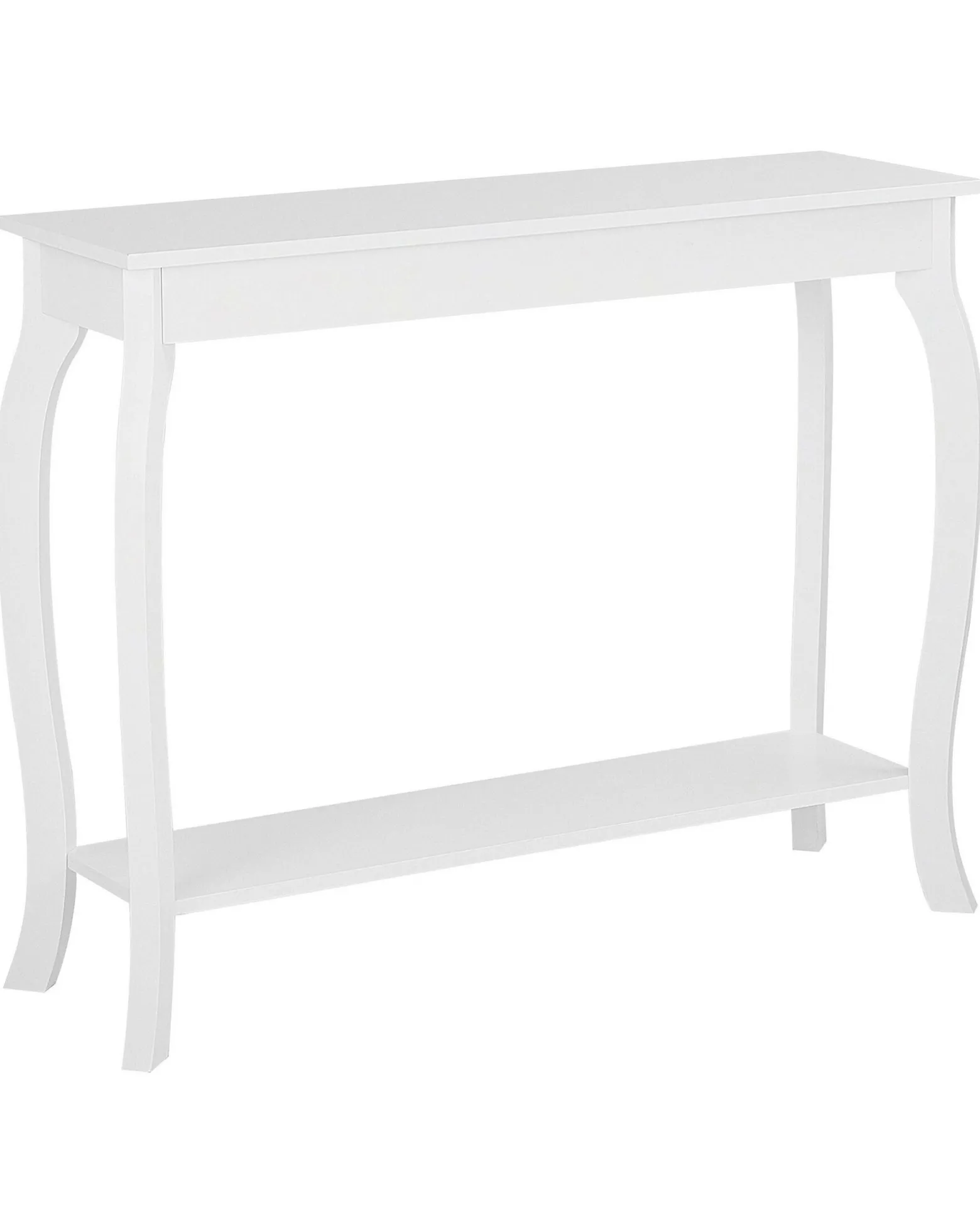 Konsola stolik z półką 100x30 cm biały