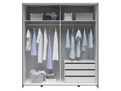 Kontener do szafy Time 2 74 cm z 3 szufladami textil