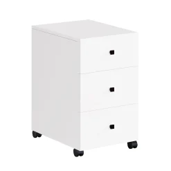 Kontenerek Klara 3S Biały/C+4 Kółka 32X45X64 Cm