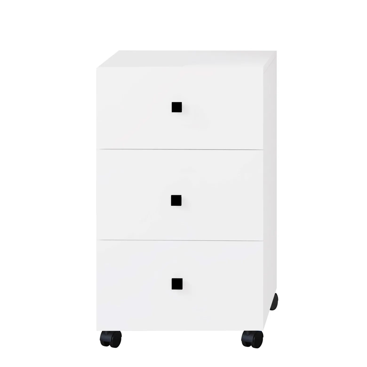 Kontenerek Klara 3S Biały/C+4 Kółka 32X45X64 Cm