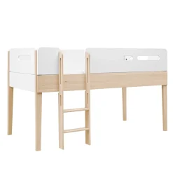 Łóżko podniesione Minimondo Białe 90 x 200