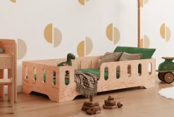 Łóżko pojedyncze drewniane TILA 2L - SMARTWOOD®