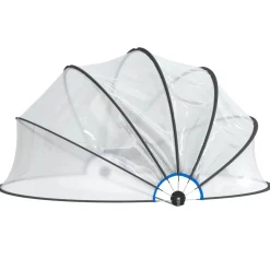 Kopuła basenowa Przezroczysta 406 x 203 cm PVC vidaXL