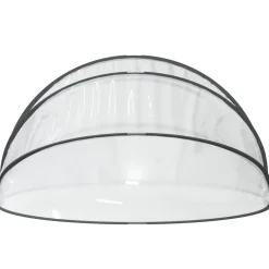 Kopuła basenowa Przezroczysta 406 x 203 cm PVC vidaXL