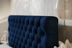 Łóżko tapicerowane Miami Slim 90x200 ze stelażem drewnianym