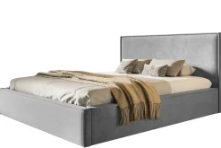 Łóżko tapicerowane Milano Slim 90x200 ze stelażem metalowym