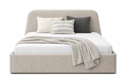 Łóżko tapicerowane MORI 90x200 drewniany stelaż quelle 05