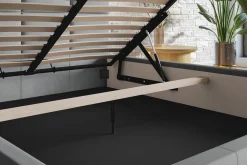 Łóżko tapicerowane Verona Slim 90x200 ze stelażem metalowym