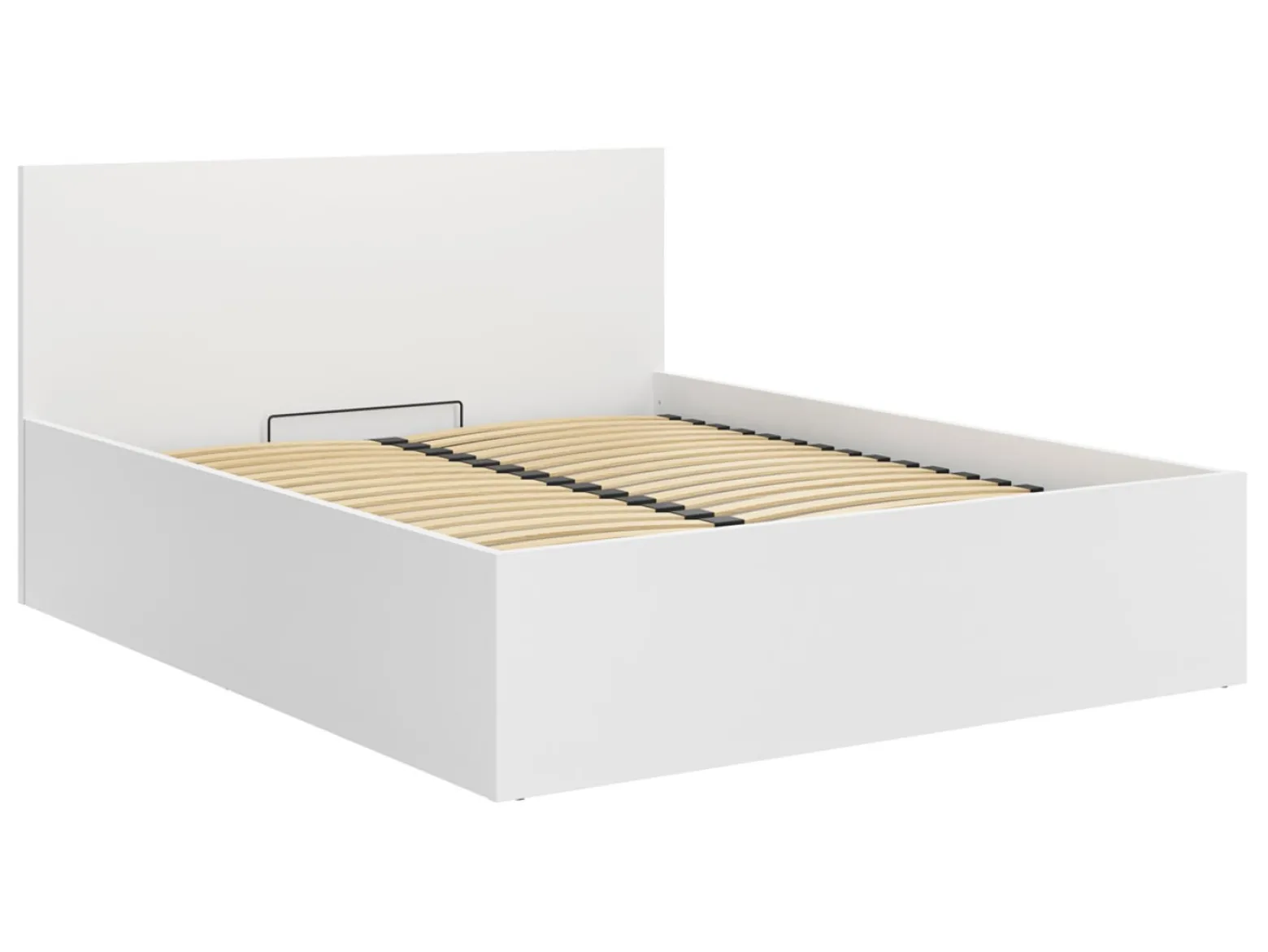 Łóżko Tritex 160x200 ze stelażem i pojemnikiem białe