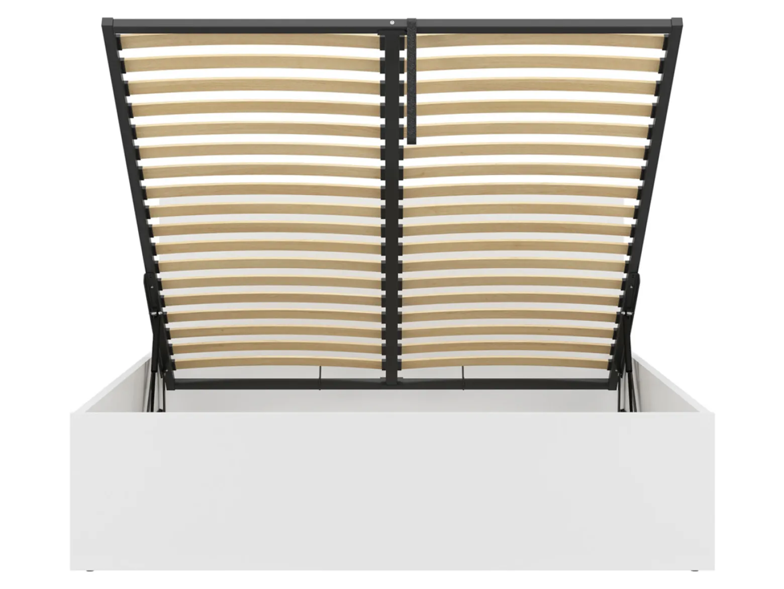 Łóżko Tritex 160x200 ze stelażem i pojemnikiem białe