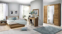 Łóżko Velvet B-76 160x200 masyw dąb rustical/nordic 101