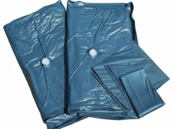 Łóżko wodne materac boucle 180x200 brązowe