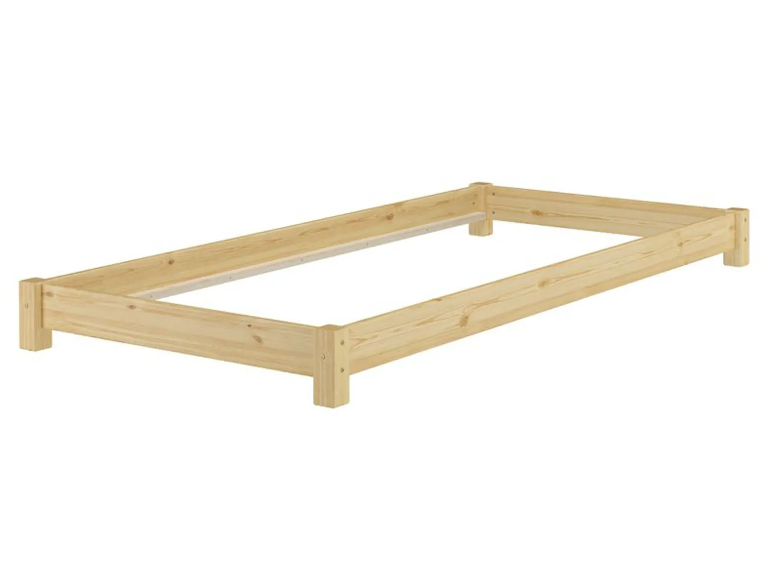 Łóżko 80x200 Futon drewniane, kolor sosna lakierowana