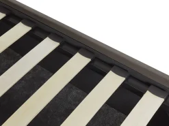 Łóżko ze skrzynią welur 180x200 beżowoszare