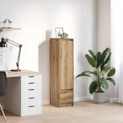 Kredens Brąz Materiał drewnopochodny vidaXL