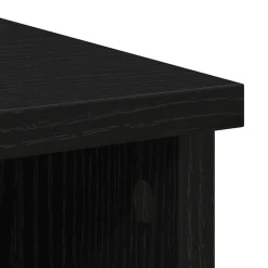 Kredens Czarny Materiał drewnopochodny vidaXL