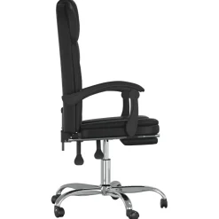 Krzesło biurowe Czarny Sztuczna skóra vidaXL