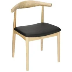 Krzesło Codo insp. Elbow Chair naturalny/czarny drewniane