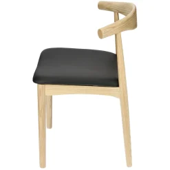 Krzesło Codo insp. Elbow Chair naturalny/czarny drewniane