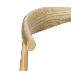 Krzesło Codo insp. Elbow Chair naturalny/czarny drewniane