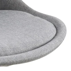 Krzesło Dima light grey tapicerowane