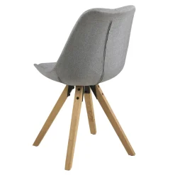 Krzesło Dima light grey tapicerowane