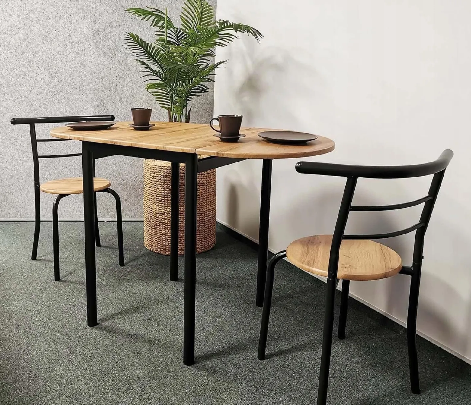 Krzesło do kuchni jadalni salonu loft nowoczesne 51x40 cm Rein dąb