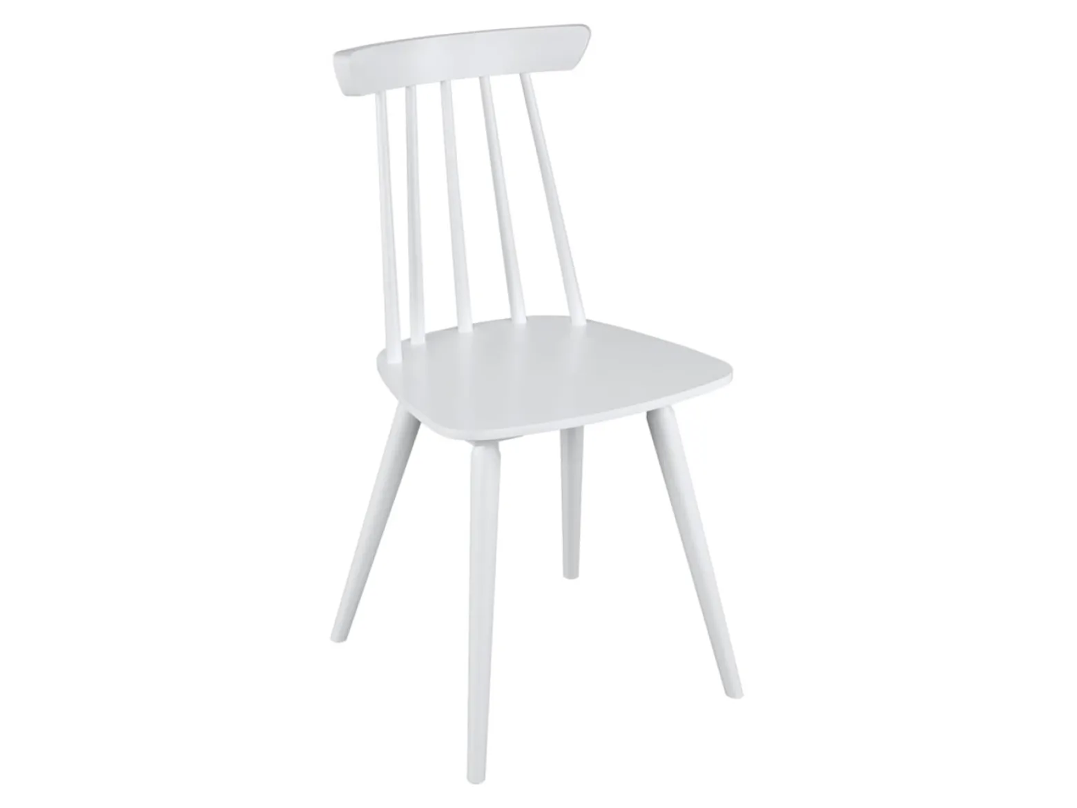 Krzesło drewniane Modern patyczak białe