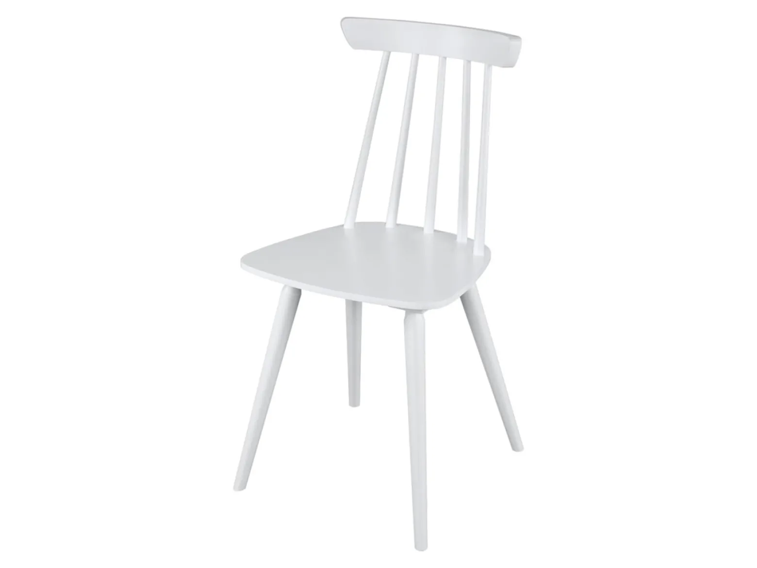 Krzesło drewniane Modern patyczak białe