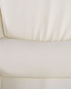 Krzesło dyrektorskie Obrotowy Ekoskóra Jasnobeżowy