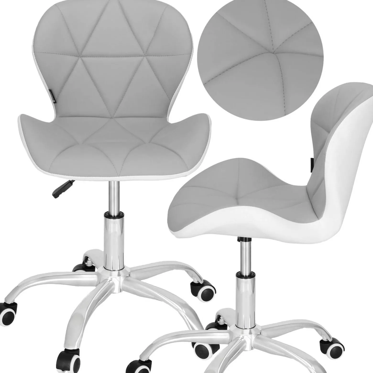 Krzesło obrotowe biurowe ergonomiczny fotel na kółkach