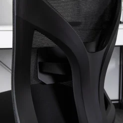 Krzesło Obrotowe Biurowe Fotel Ergonomiczny Obrotowy Biały Czarny FLEX