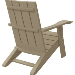 Krzesło ogrodowe Adirondack jasnobrązowe 75x88,5x89,5cm