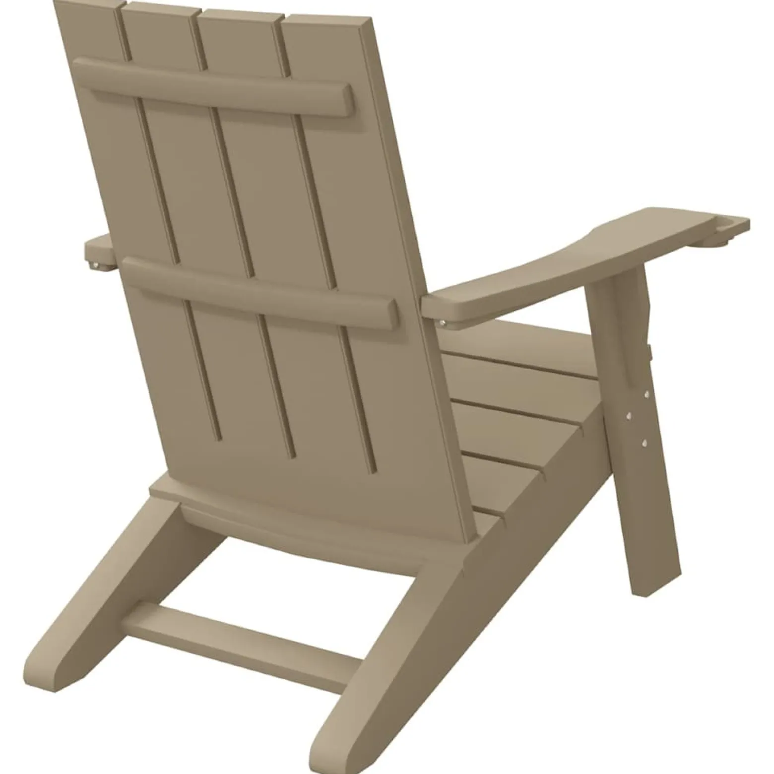 Krzesło ogrodowe Adirondack jasnobrązowe 75x88,5x89,5cm