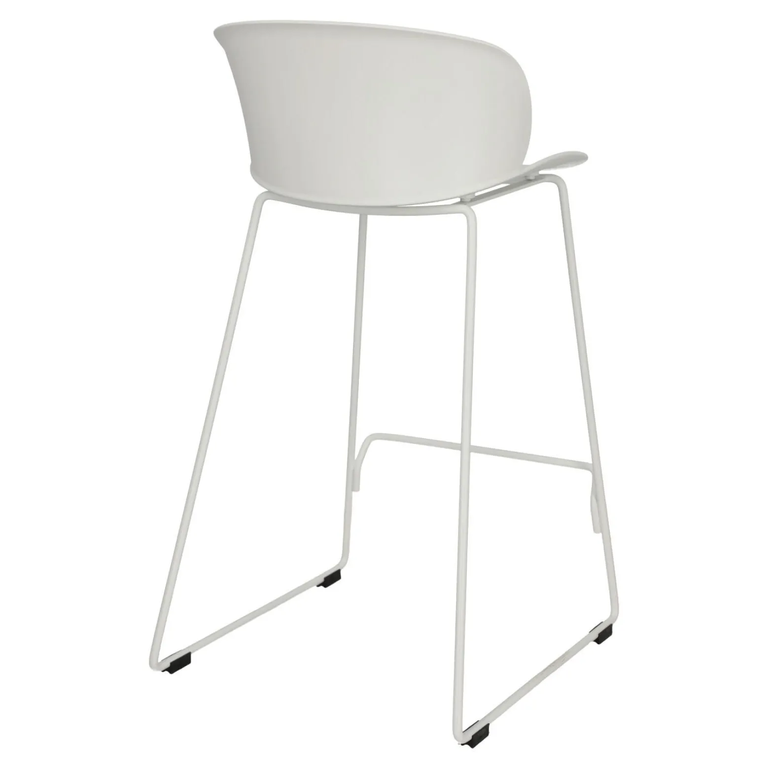 Krzesło stołek barowy Viva 66 cm biały