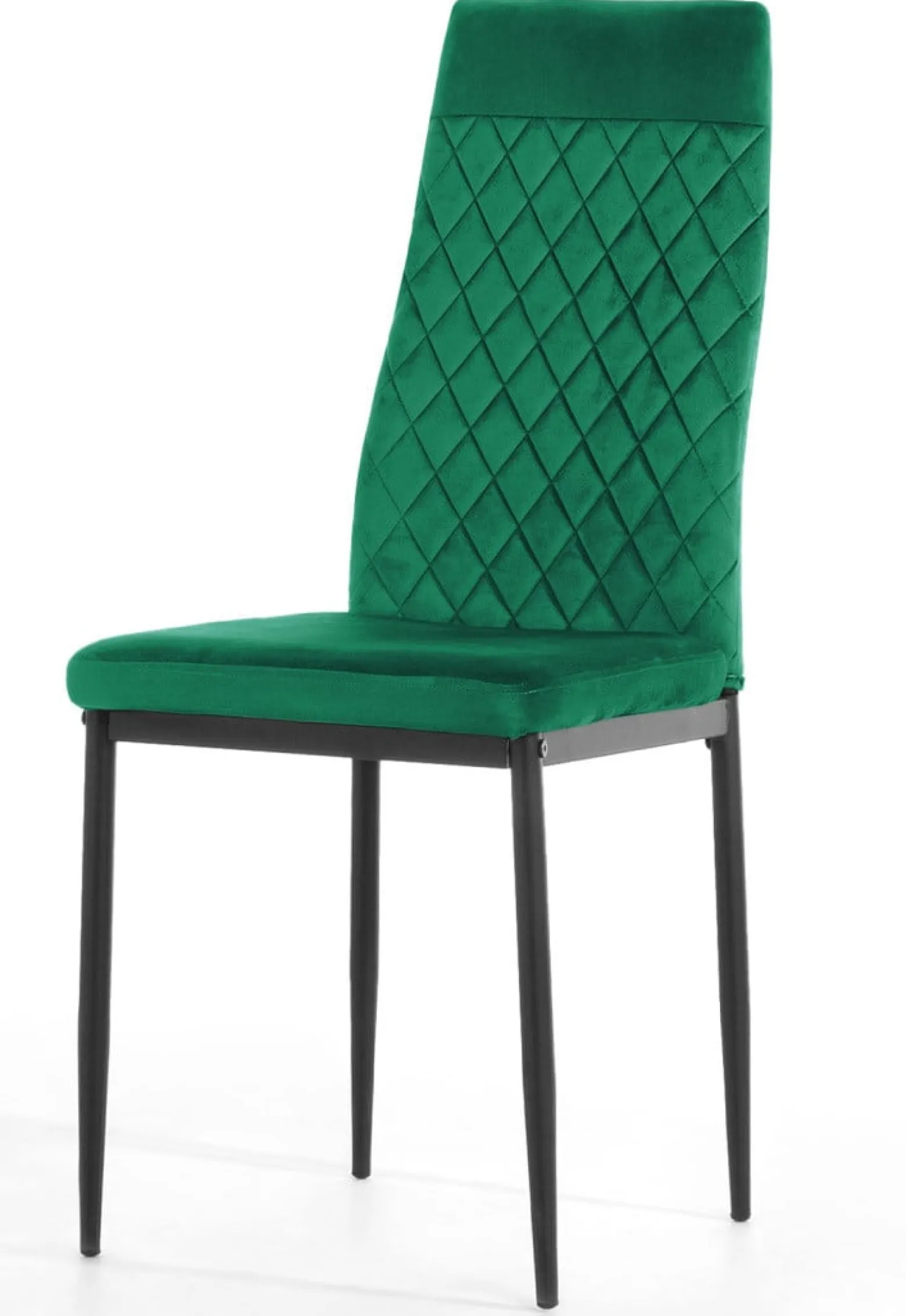 Krzesło tapicerowane VALVA CARO VELVET GREEN