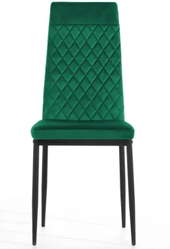 Krzesło tapicerowane VALVA CARO VELVET GREEN