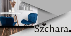 Krzesło Tapicerowane Welurowe Do Jadalni Salonu Pikowane Skandynawskie