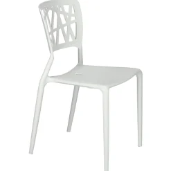 KRZESŁO Z POLIPROPYLENU Bush białe insp. Viento Chair