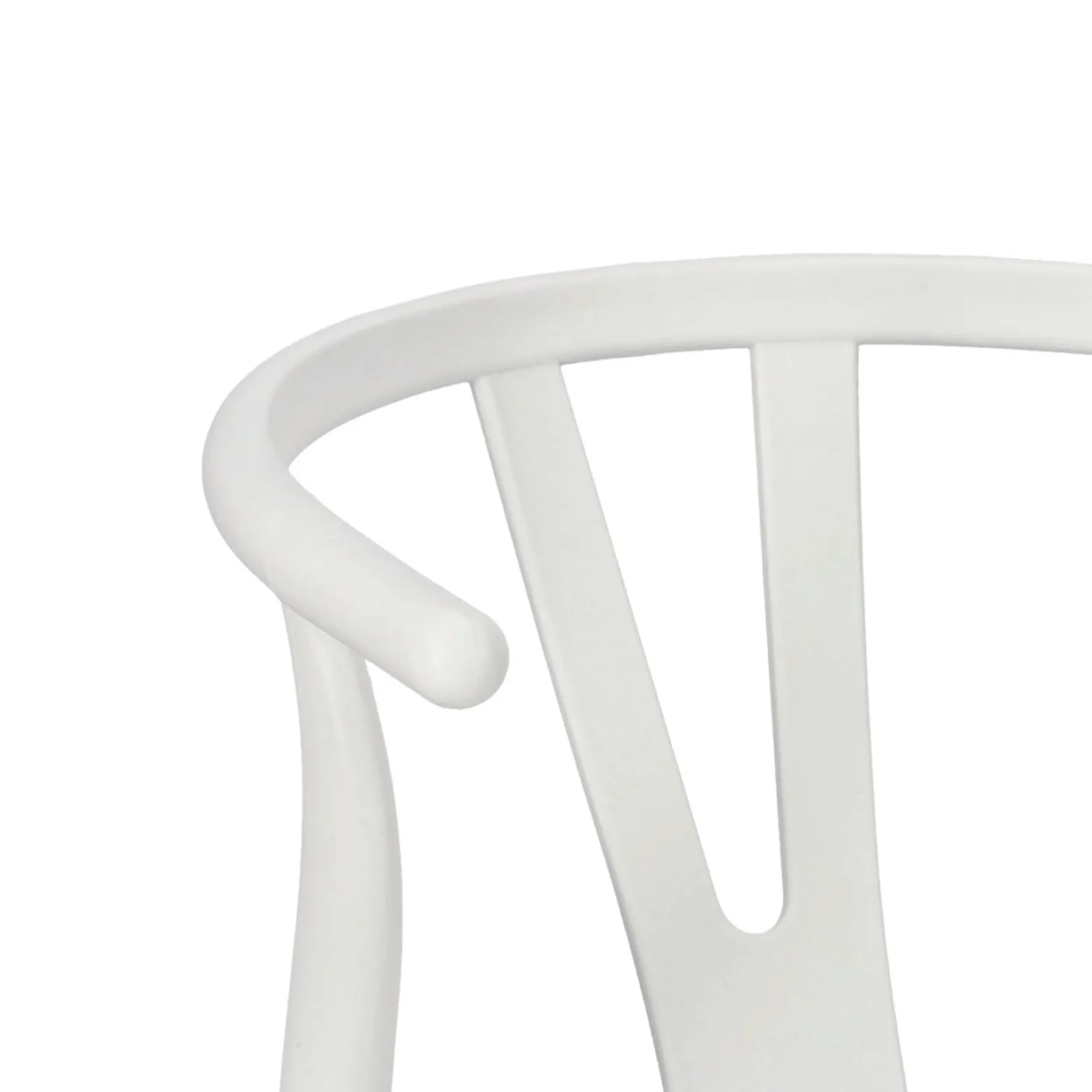 KRZESŁO Z TWORZYWA I DREWNA Wicker PP Simplet ins. WISHBONE