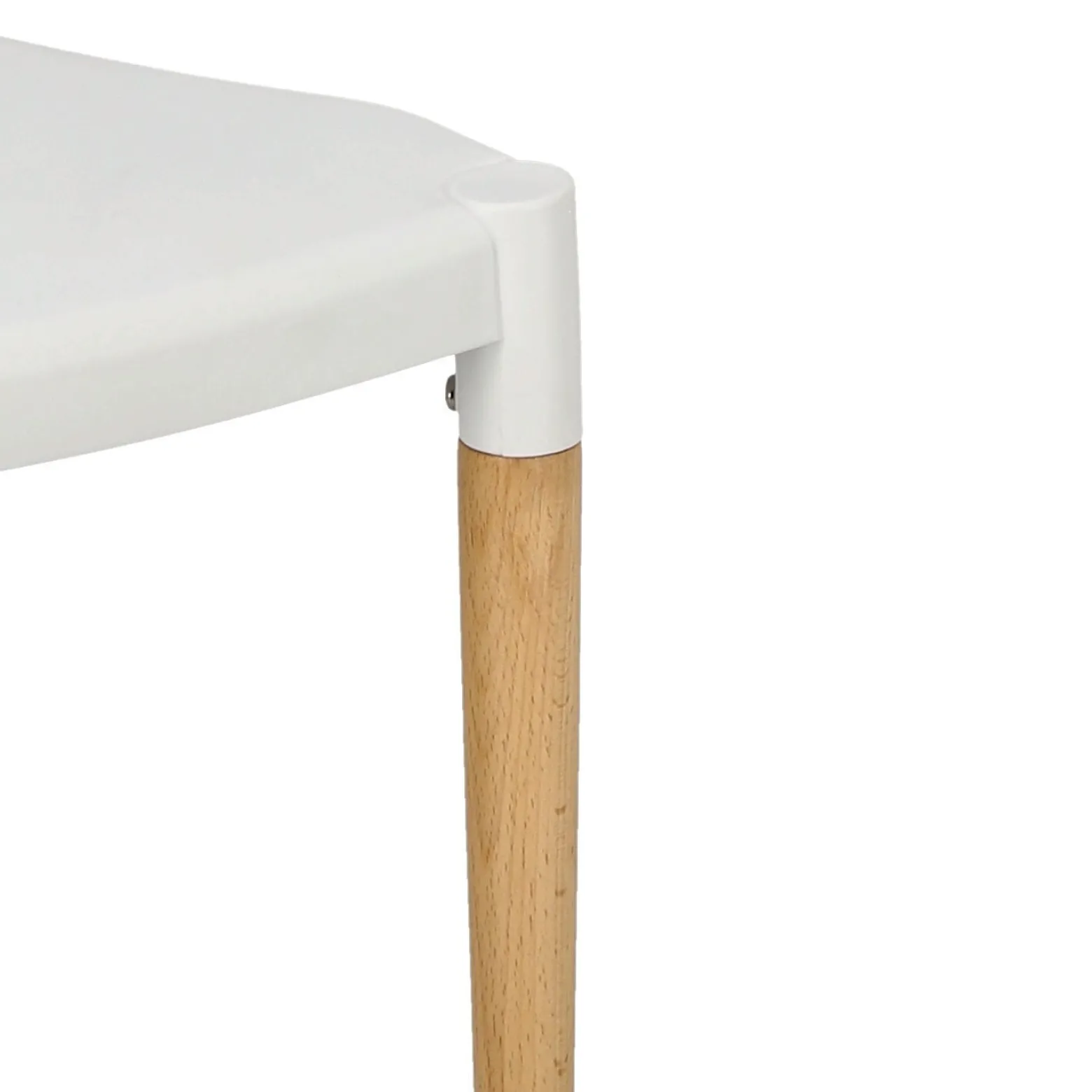 KRZESŁO Z TWORZYWA I DREWNA Wicker PP Simplet ins. WISHBONE